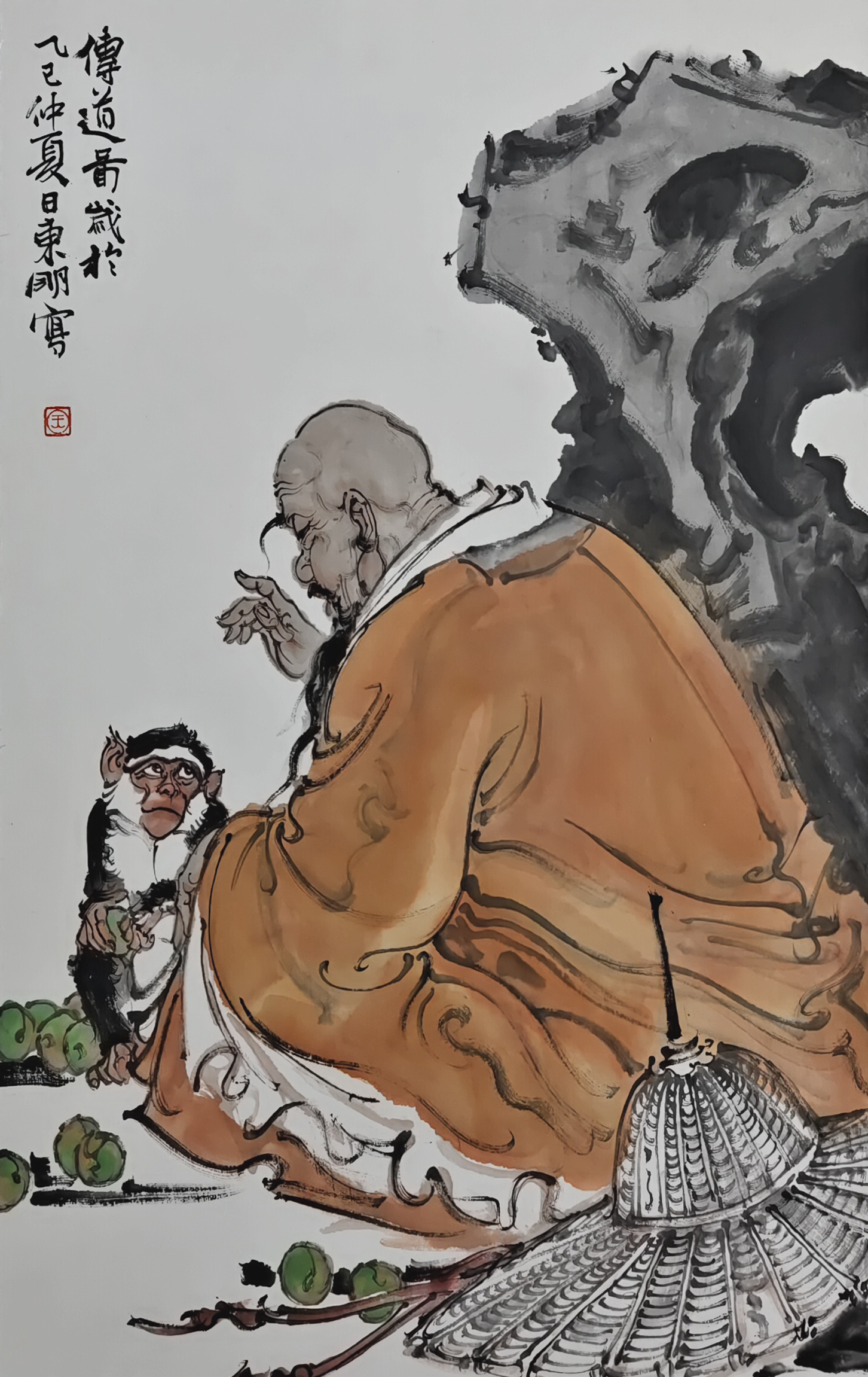 7、【传道图】中国画 王东明.jpg